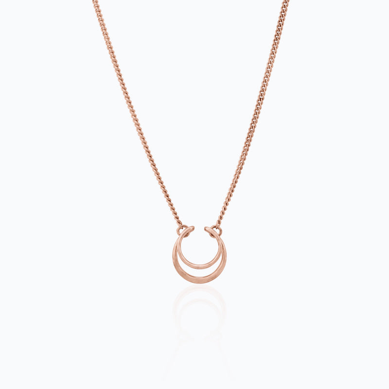 THREAD ROSE GOLD PENDANT
