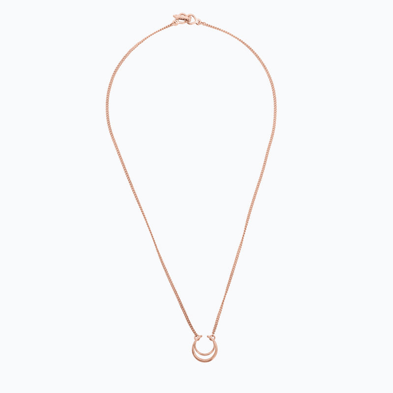 THREAD ROSE GOLD PENDANT