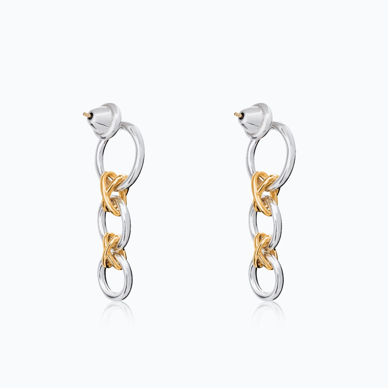 X LONG VERMEIL EARRINGS