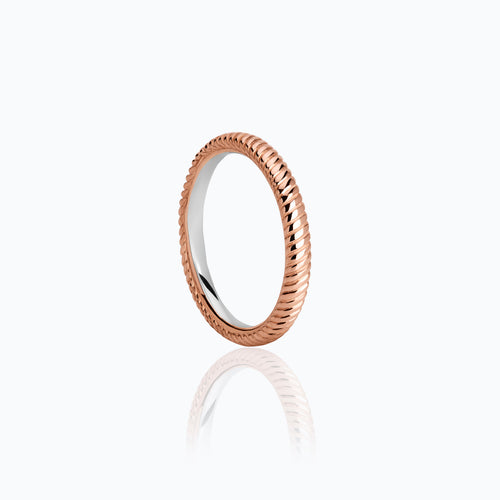 XOCOLATE DRIZZLE ROSE VERMEIL RING