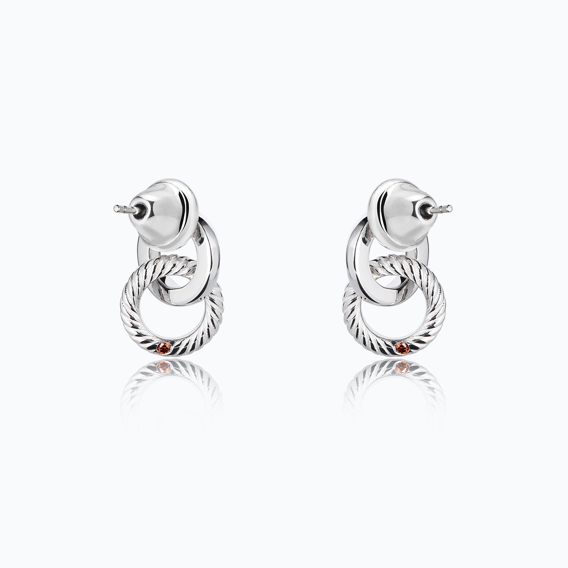 XOCOLATE PRALINE DIAMOND EARRINGS