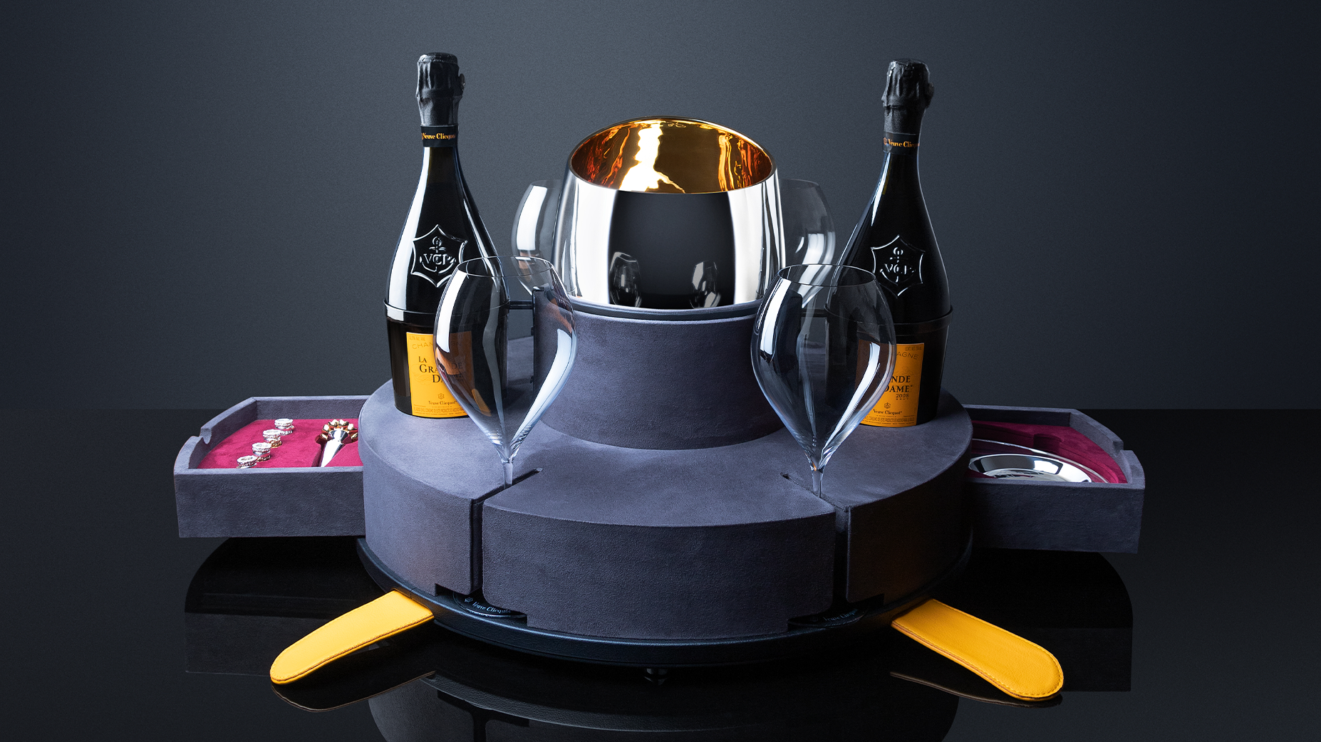 Moet Champagne Bottles Speakers Template - Graphic Design