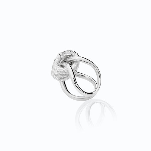 SNAKE KNOTTED RING