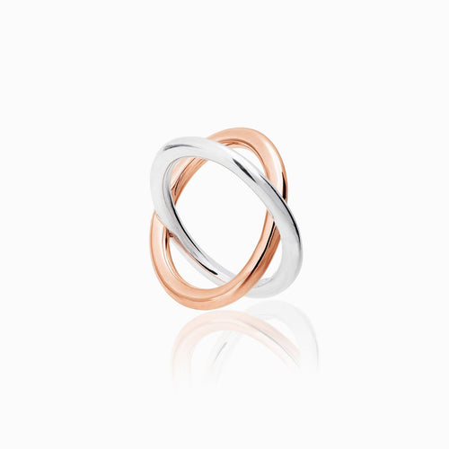 X ROSE VERMEIL RING