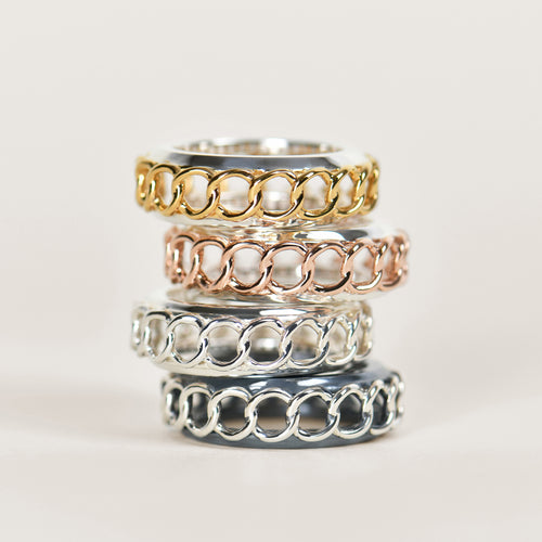 COZY SLIM ROSE VERMEIL RING