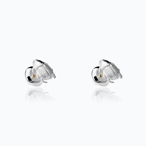 BEETLE STUD EARRINGS