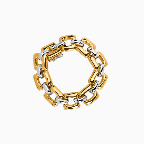 HERENCIA SQUARE AND OVAL BRACELET