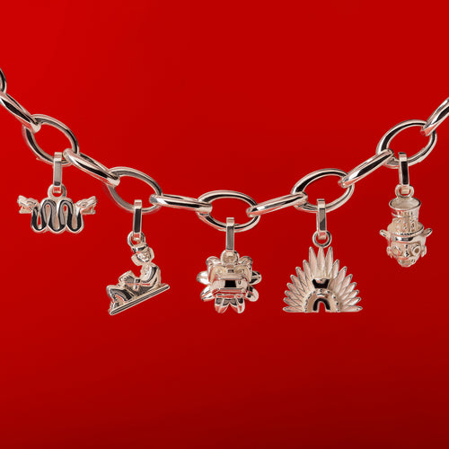 MOCTEZUMA'S HEADDRESS CHARM