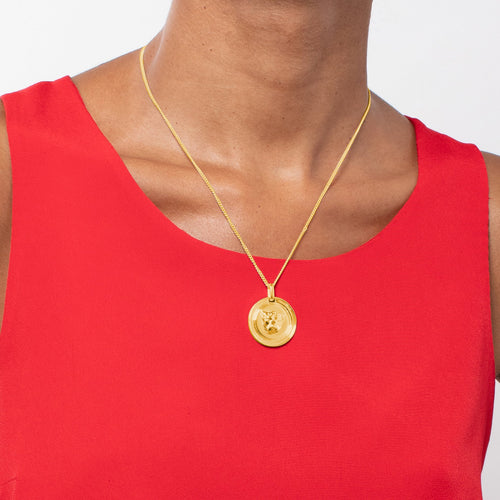 JAGUAR GOLD MEDAL PENDANT