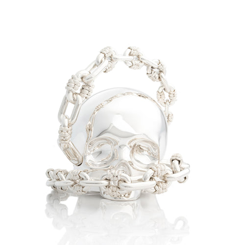 TWO WORLDS SKULL SILVER XL - BORDADOS