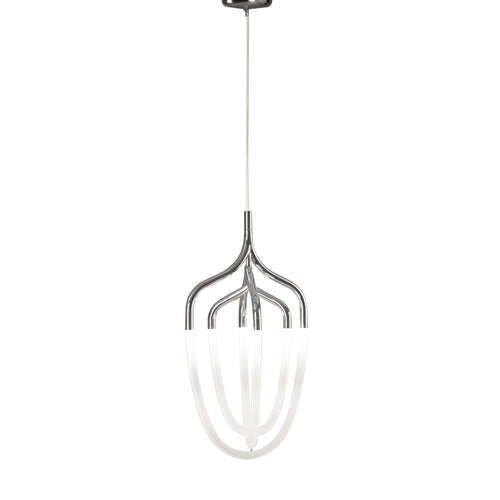 SILVER HADRON MEDIUM LAMP
