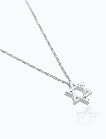 Titanium star of david necklace online