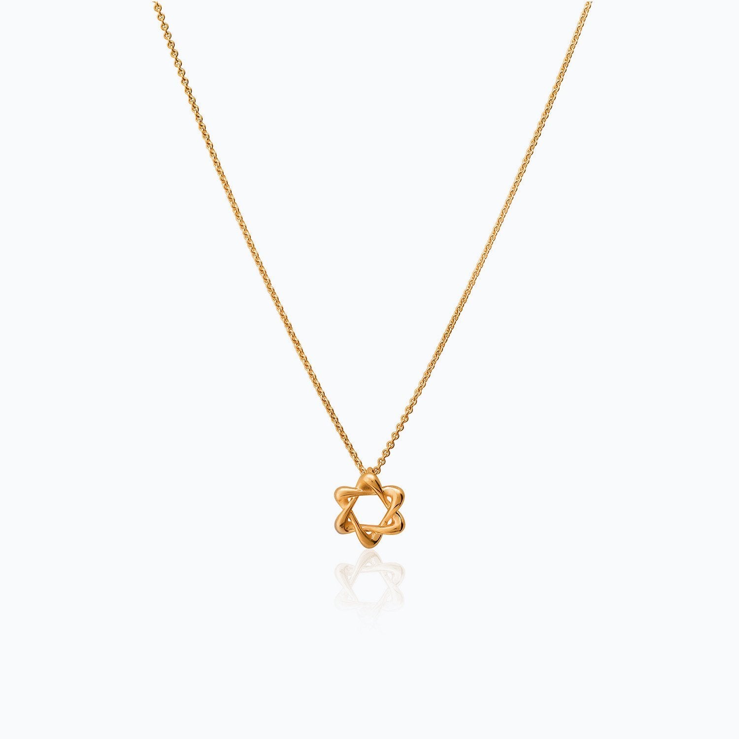 SMALL STAR OF DAVID PENDANT WITH VOLUME