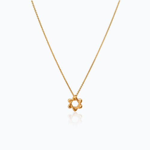 SMALL STAR OF DAVID PENDANT WITH VOLUME