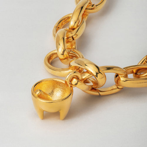 MOLCAJETE GOLD CHARM